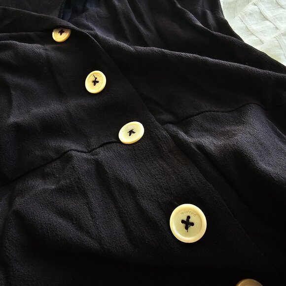 Aritzia Wilfred Shirt Dress - Black - Sz S - Picture 6 of 11